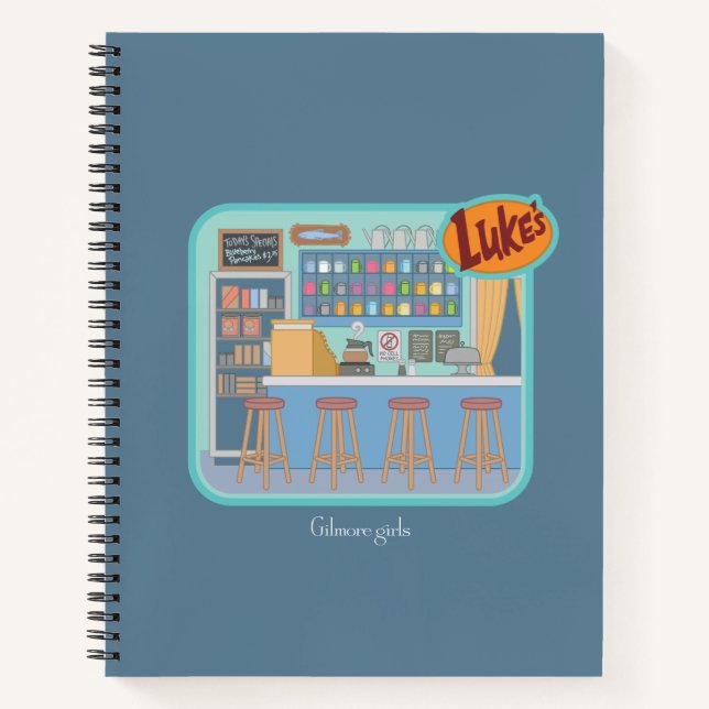Carnet Gilmore Girls | Luke's Diner Graphic (Devant)