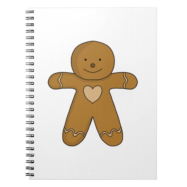 Carnet GingerBread Man Christmas Cookie (Devant)