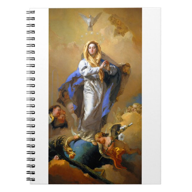 Carnet Giovanni Battista Tiepolo Immaculée Conception (Devant)