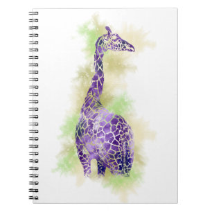 Carnet Girafe 1 d'aquarelle