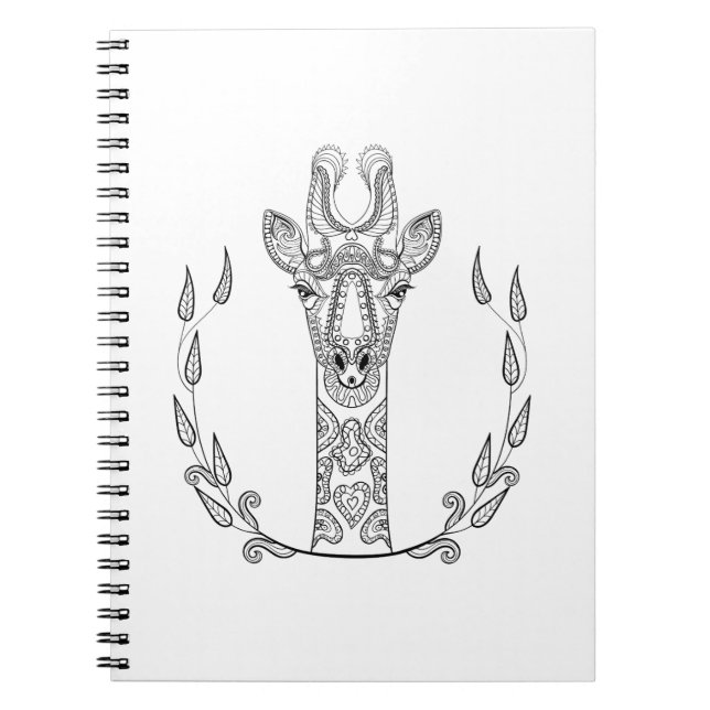 Carnet Girafe inspirée (Devant)
