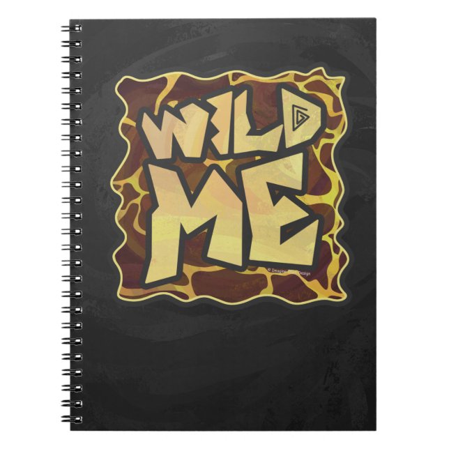 Carnet Giraffe Brown et jaune (Devant)