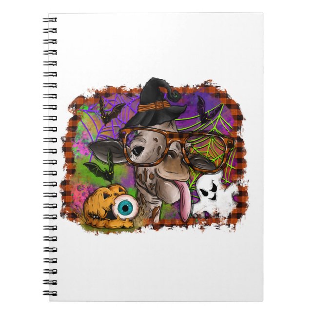 Carnet Giraffe d'Halloween (Devant)