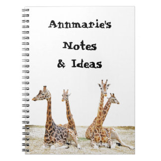 Carnet Giraffe Fun Photo - La maison de quatre Giraffe