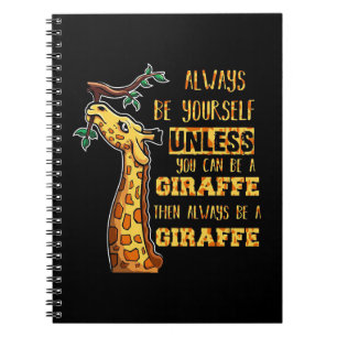 Carnet Giraffe Giraffe Lover Giraffes Soyez Toujours Vous