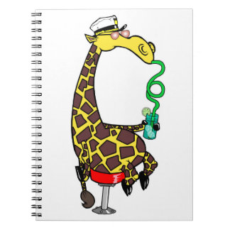 Carnet Giraffe Guzzling