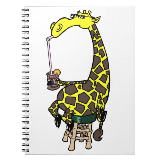 Carnet Giraffe Guzzling