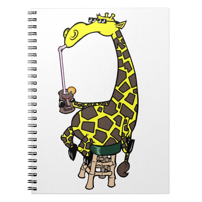 Carnet Giraffe Guzzling (Devant)