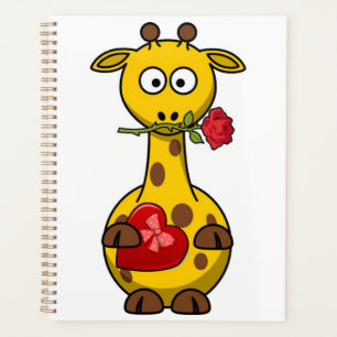 carnet GIRAFFE "HEUREUSE SAINTE-VALENTIN"