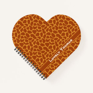 Carnet Giraffe Peau animale