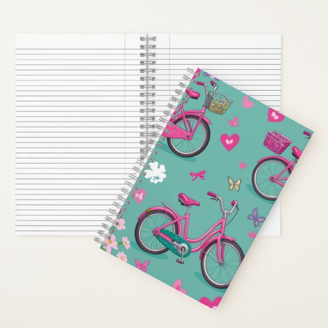 Carnet Girl Bicycle (À l'intérieur)