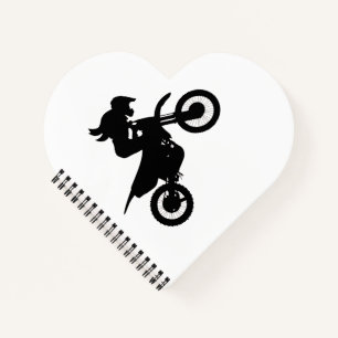 Carnet Girl Dirt Bike
