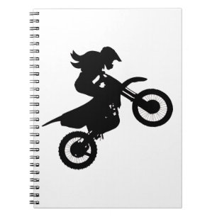 Carnet Girl Dirt Bike