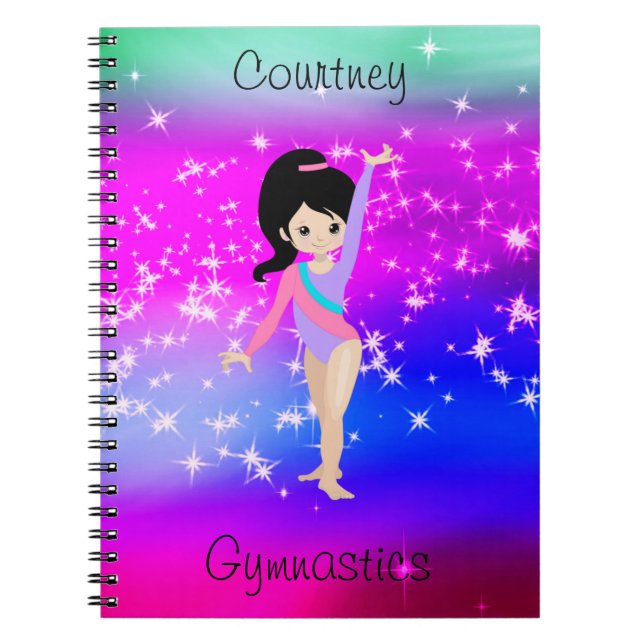 Carnet Girls Gymnastique Sparkle Gymnaste en Léotard   (Devant)