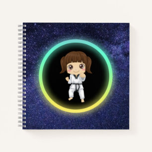 Carnet Girls Karate Galaxy