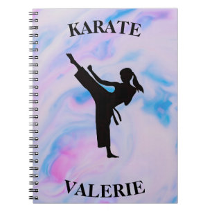Carnet Girls Karate Pastel Swirl