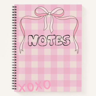Carnet Girly Bow Notebook