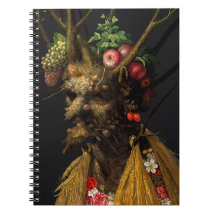 Carnet Giuseppe Arcimboldo - Quatre saisons en une tête