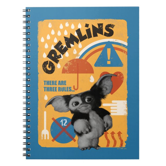 Carnet Gizmo | Il Y A Trois Règles (Devant)