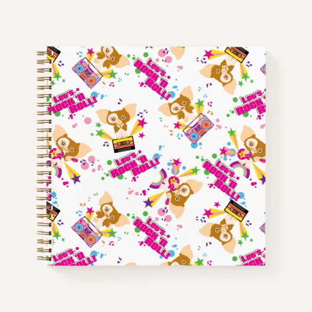 Carnet Gizmo | Motif Rock 'n Roll (Devant)