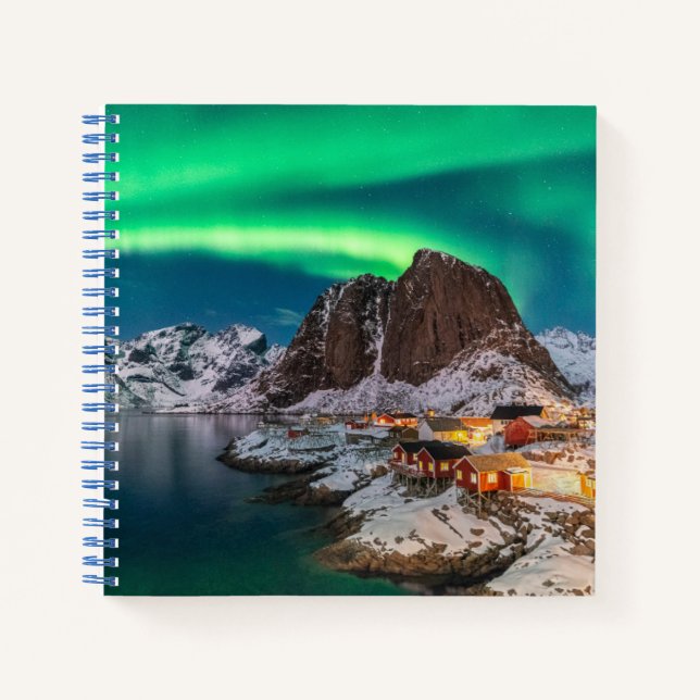 Carnet Glace et neige | Northern Lights, Norvège (Devant)