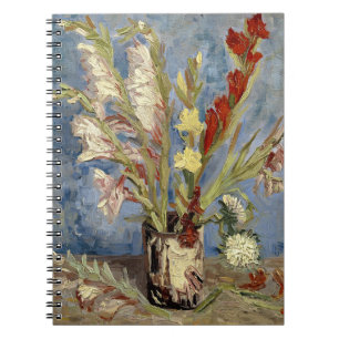 Carnet Gladioli et China Asters   Vincent van Gogh