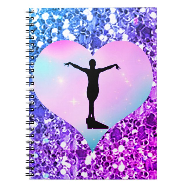 Carnet Glam Gymnastique des filles (Devant)