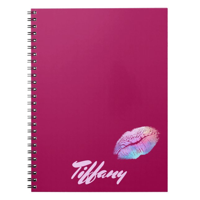 Carnet Glam rose super mignon (Devant)