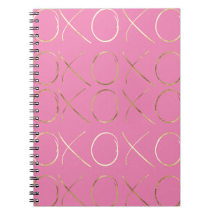 Carnet Glam XOXO Chic Gold Rose Girl