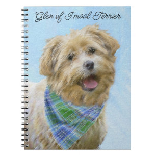 Carnet Glen of Imaal Terrier Peinture - Art original Chie