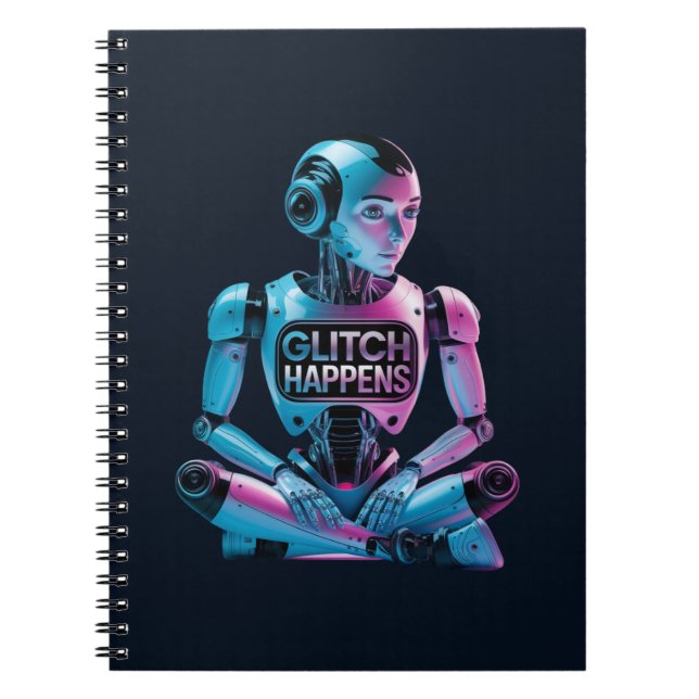 Carnet ❤️ GLITCH SE PASSE ! Amusant Ai Chatbot Mèmes de c (Devant)