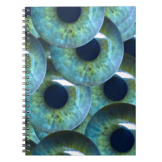 Carnet globes oculaires déplaisants