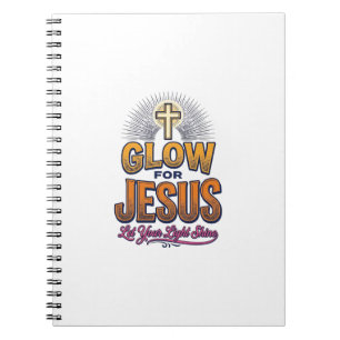 Carnet Glorifiez Jésus Laissez Votre Lumière Briller Chri