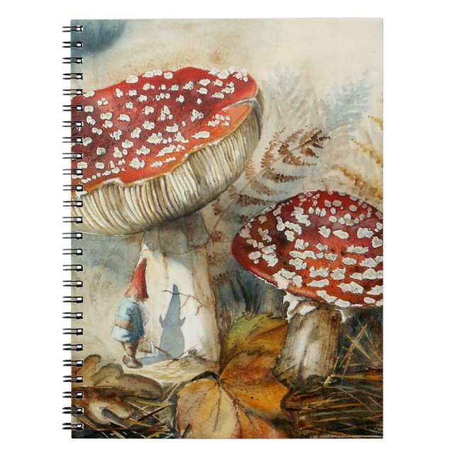 Carnet gnome aquarelle (Devant)