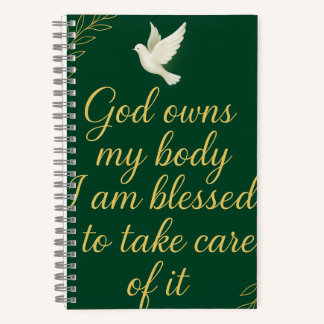 Carnet God own you body Journal. 