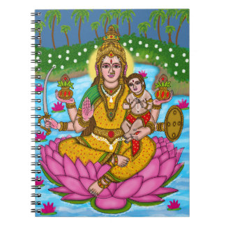 Carnet Goddess Lakshmi notebook