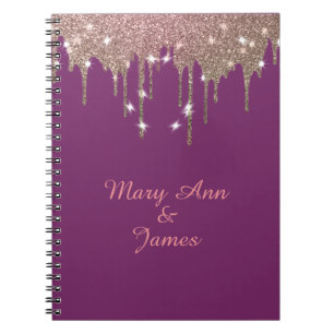 Carnet Gold Confetti Parties scintillant Faux Foil Artisa