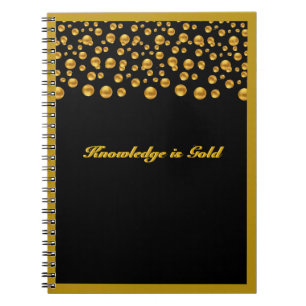 Carnet Gold Dot Confetti