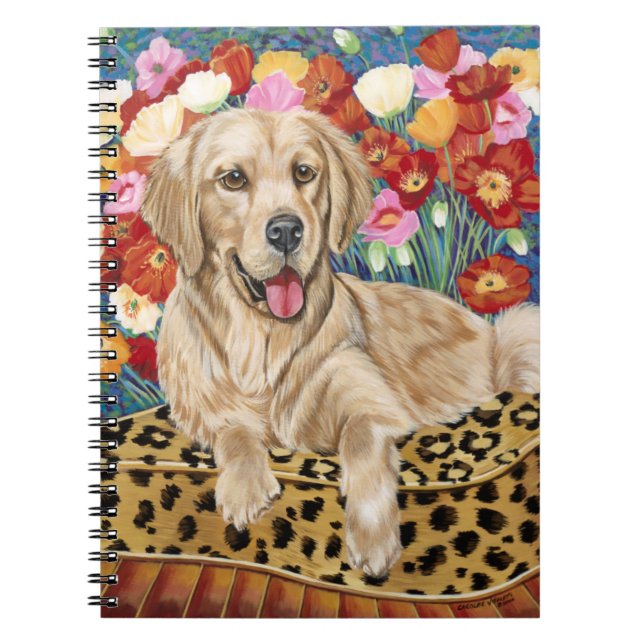 Carnet Golden Boy Retriever (Devant)