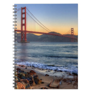 Carnet Golden gate bridge de traînée de San Francisco B