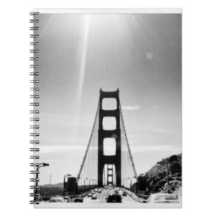 Carnet Golden gate bridge noir et blanc