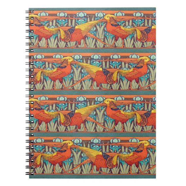 Carnet Golden Pheasant Retro (Devant)