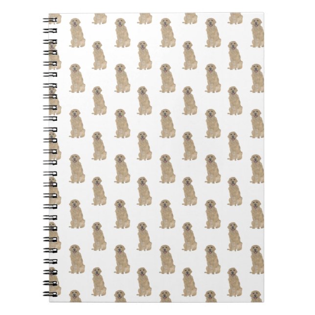Carnet Golden Retriever (Devant)