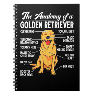 Carnet Golden Retriever Dog L'Anatomie D'Un Golden Retri