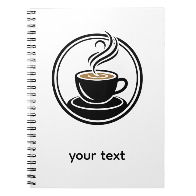 Carnet Golden Spiral in Darkness – Minimalist  Design (Devant)