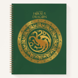 Carnet Golden Targaryen Crest