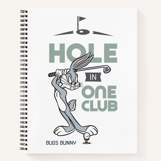 Carnet Golf BUNNY™ - Trou en un club (Devant)