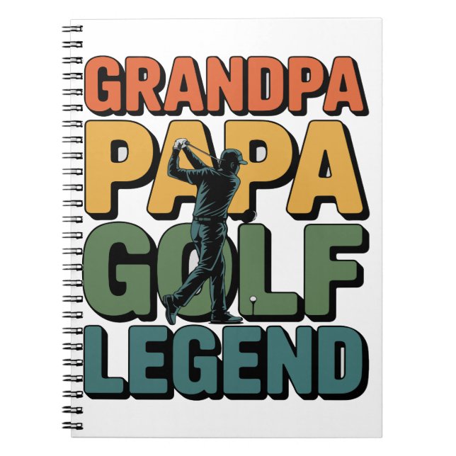 Carnet Golf Legend Grand Papa (Devant)