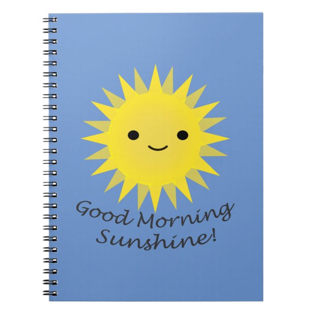 Carnet Good Morning Sunshine Kawaii Sun (Devant)