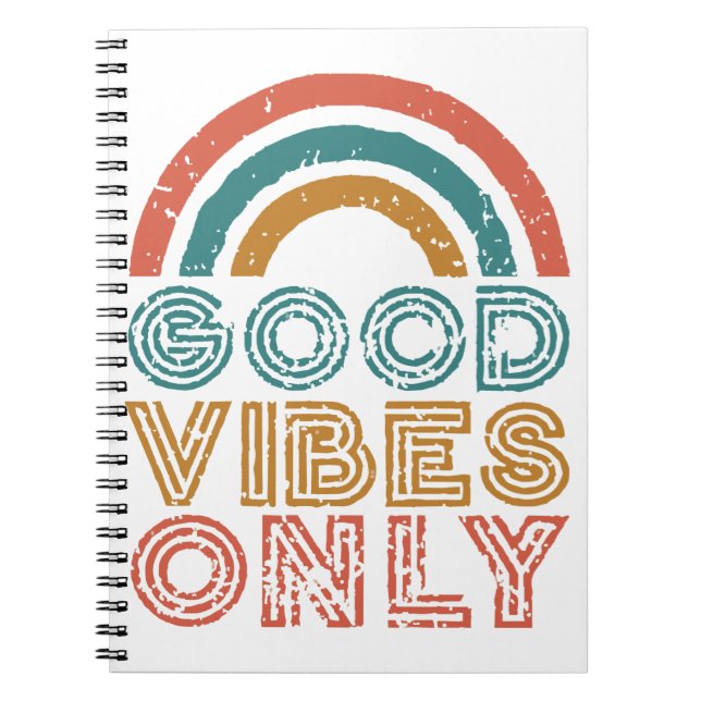 Carnet Good Vibes uniquement (Devant)